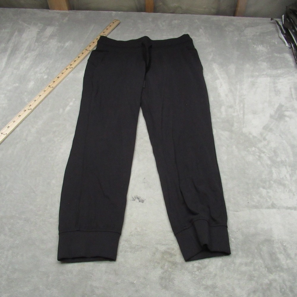 Lululemon Pants Womens 8 Black Stretch Ready to Rulu Jogger Crop‎ Athletic 30x24